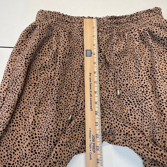 Ellison Leopard Print Joggers Size Large Lightweight - Picture 10 of 11
